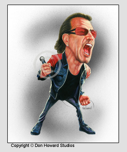 Bono Art Poster