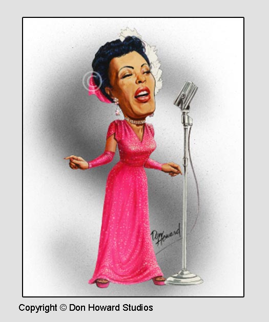 Blues Singer Billie Holiday